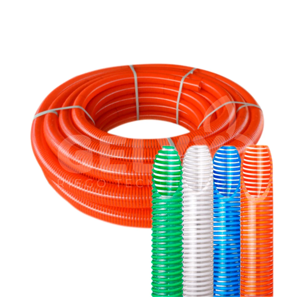 MANGUERA DE SUCCIÓN PVC NARANJA