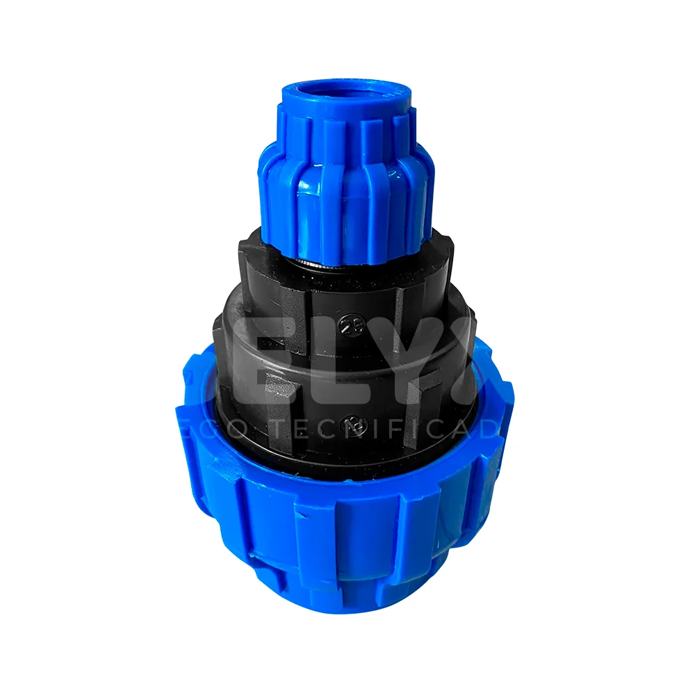 UNION REDUCIDA COMPRESION HDPE PN16