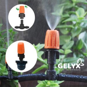 NEBULIZADOR DE RIEGO DE 1 SALIDA ROSCADO COLOR  NARANJA